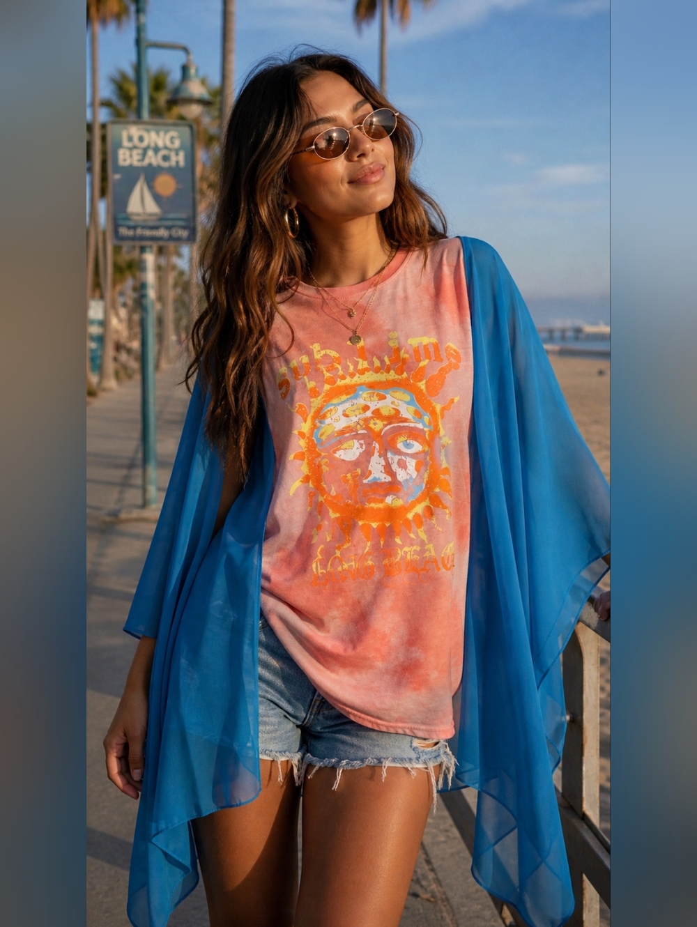 Upcycled Sublime Band Tee, OS